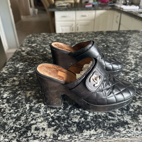 Authentic Chanel Clogs. I had people stop me to tell me how beautiful they are. - Picture 2 of 3